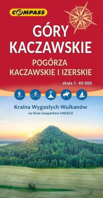 Okładka książki Mapa - Góry Kaczawskie. Podgórza Kaczawaskie i...