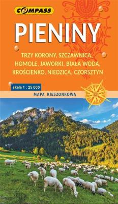 Okładka książki Mapa kieszonkowa - Pieniny 1:20 000