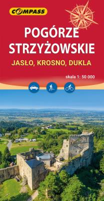Okładka książki Mapa tur. - Pogórze Strzyżowskie. Jasło, Krosno...