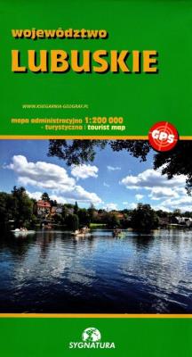Okładka książki Mapa tur. województwo lubuskie 1:200 000