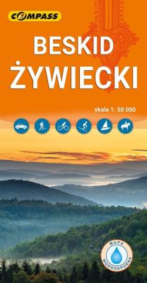 Okładka książki Mapa turystyczna - Beskid Żywiecki 1:50 000
