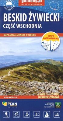 Mapa turystyczna - Beskid Żywiecki cz.wschodnia. Wydawca: Plan. SmakLiter.pl Opakowanie Mapa turystyczna - Beskid Żywiecki cz.wschodnia
