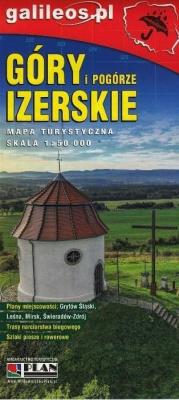 Okładka książki Mapa turystyczna Góry i Podgórze Izerskie 1:50 000