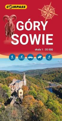 Okładka książki Mapa Turystyczna - Góry Sowie 1:35000