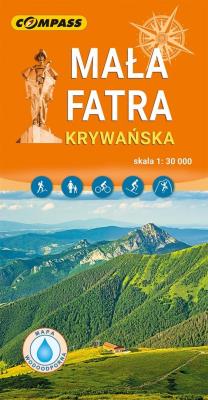 Okładka książki Mapa turystyczna - Mała Fatra Krywańska 1:30 000