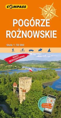 Okładka książki Mapa turystyczna - Pogórze Rożnowskie lam. w.2022