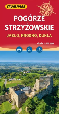 Mapa turystyczna - Pogórze Strzyżowskie 1:50 000. Autor:   Praca zbiorowa. SmakLiter.pl Okładka książki Mapa turystyczna - Pogórze Strzyżowskie 1:50 000
