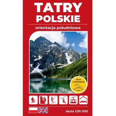Okładka książki Mapa turystyczna - Tatry Polskie 1:30 000