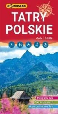 Okładka książki Mapa turystyczna - Tatry Polskie 1:30 000