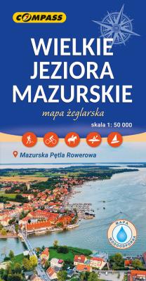 Okładka książki Mapa - Wielkie Jeziora Mazurskie 1:50 000