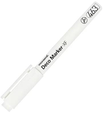 Marker akrylowy Deco Marker 463 XF białe 1szt. Wydawca: Monami. SmakLiter.pl Opakowanie Marker akrylowy Deco Marker 463 XF białe 1szt