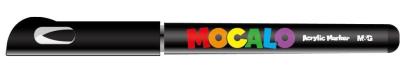 Opakowanie Marker akrylowy pędzelkowy czarny (9szt) M&G