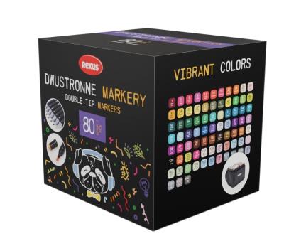 Opakowanie Marker dwustronny 80 kolorów