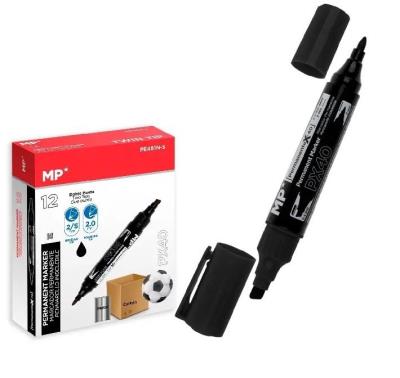 Opakowanie Marker dwustronny perman. czarny 2,0/5,0mm (12szt)