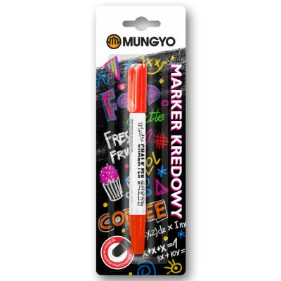 Marker kredowy MUNGYO czerwony na blistrze. Wydawca: Mungyo. SmakLiter.pl Opakowanie Marker kredowy MUNGYO czerwony na blistrze