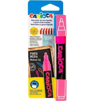 Opakowanie Marker kredowy różowy CARIOCA