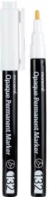 Marker permanentny 132 Opaque biały (12szt). Wydawca: Monami. SmakLiter.pl Opakowanie Marker permanentny 132 Opaque biały (12szt)