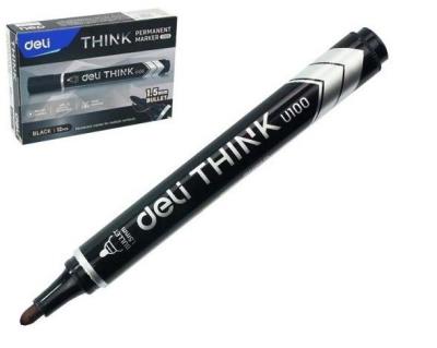 Opakowanie Marker permanentny okrągły 1,5mm czarny (12szt)