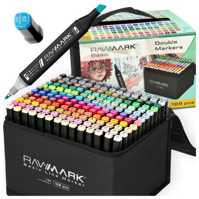 Opakowanie Markery alkoholowe + kolorowanka 168szt