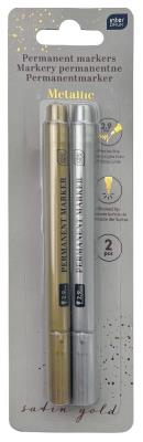 Opakowanie Markery metaliczne Silver/Gold 2szt