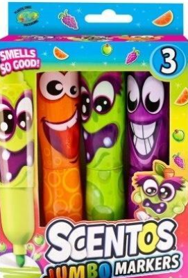 Markery pachnące Śmieszne Minki 3szt. Wydawca: Scentos. SmakLiter.pl Opakowanie Markery pachnące Śmieszne Minki 3szt
