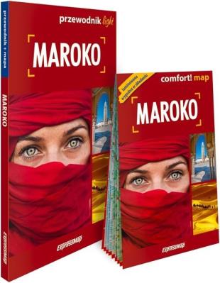 Okładka książki Maroko 2w1 light: przewodnik + mapa