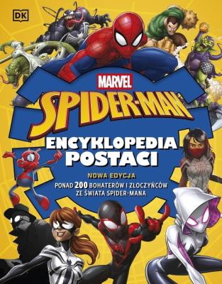 Okładka książki Marvel Spider-Man. Encyklopedia postaci. Nowa edycja