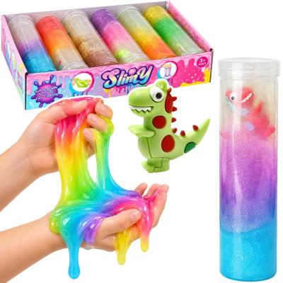 Opakowanie Masa magiczna slime brokatowa z dinozaur