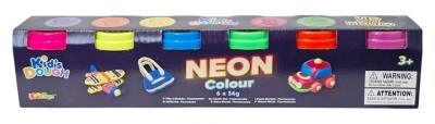 Opakowanie Masa plastyczna 6 kolorów neon