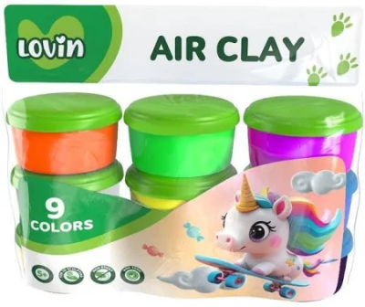 Opakowanie Masa plastyczna 9 kolorów