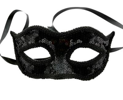 Opakowanie Maska cekinowa czarna