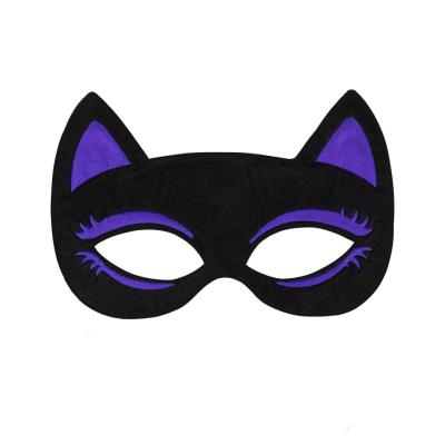 Maska na Halloween flokowana Kot. Wydawca: ARPEX. SmakLiter.pl Opakowanie Maska na Halloween flokowana Kot
