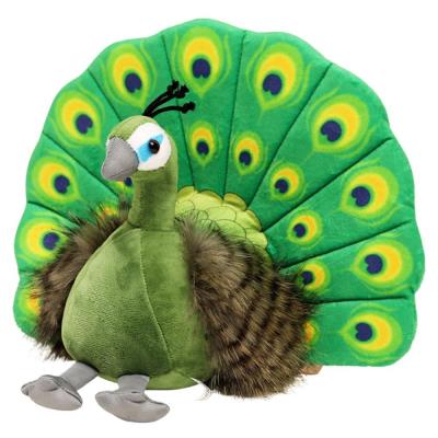 Opakowanie Maskotka Przytulanka Paw zielony 30cm