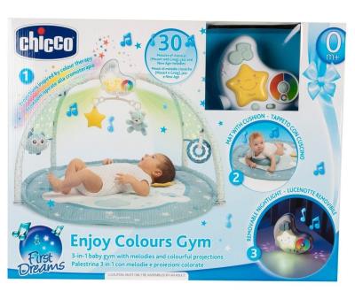 Opakowanie Mata dla niemowlaka 3w1 Enjoy Colors Gym niebieska