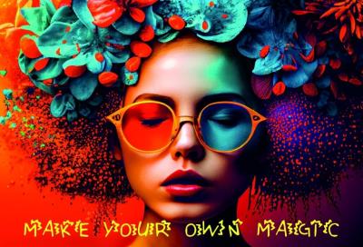 Opakowanie Mata mała dwustronna z nadrukiem color mind