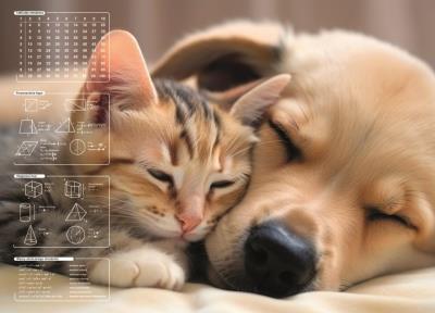 Opakowanie Mata na biurko z nadrukiem friendship