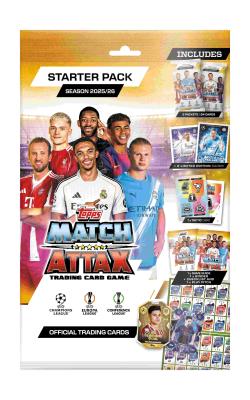 Match Attax 2025/26 Starter pack. Wydawca: Topps. SmakLiter.pl Opakowanie Match Attax 2025/26 Starter pack