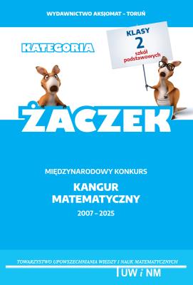 Okładka książki Matematyka z wesołym kangurem Kategoria Żaczek 2025