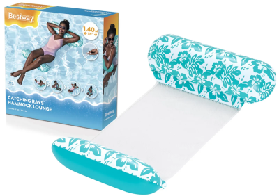 Materac dmuchany do pływania siatkowy 140x87cm. Wydawca: Bestway. SmakLiter.pl Opakowanie Materac dmuchany do pływania siatkowy 140x87cm