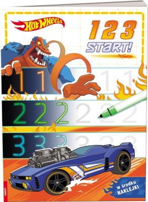 Okładka książki Mattel Hot Wheels. 1 2 3 start!