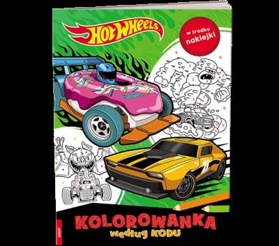 Okładka książki Mattel Hot Wheels Kolorowanka według kodu KKO-1602