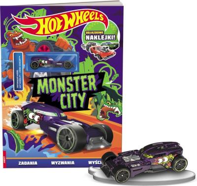 Okładka książki Mattel Hot Wheels. Monster city