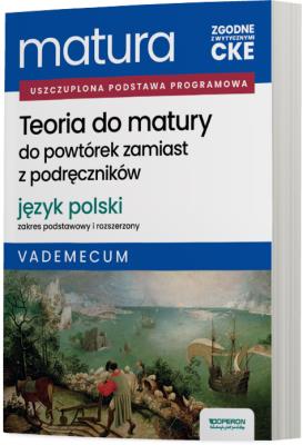 Okładka książki Matura 2026 J. pol Teoria do matury Vademecum ZRiP