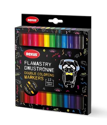 Opakowanie Mazaki dwustronne 2w1 12 kolorów