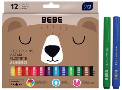 Opakowanie Mazaki jumbo 12 kolorów Bebe Friends