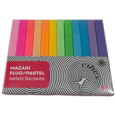 Opakowanie Mazaki Vibes pastel + neon 12kol