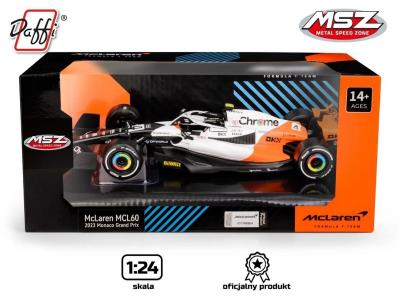 Opakowanie McLaren MCL60 2023 Monaco Grand Prix biały
