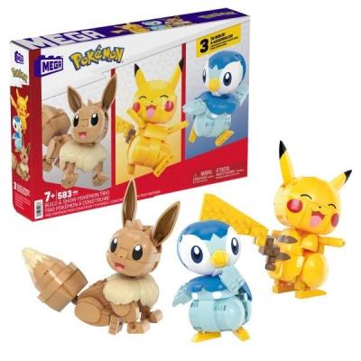 Opakowanie Mega Pokemon - Trio Pokemonów do zbudowania 3-pak