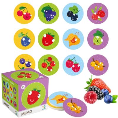 Memo Mini Owoce. Wydawca: Dodo. SmakLiter.pl Opakowanie Memo Mini Owoce