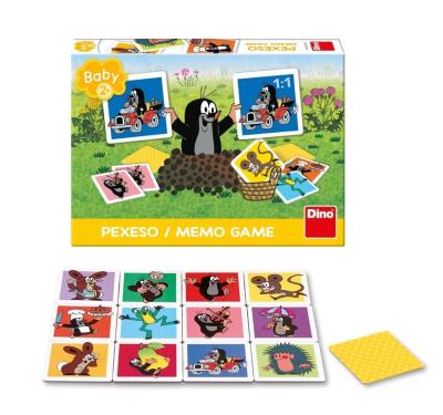 Memory Baby Krecik i Przyjaciele. Wydawca: Dino Toys. SmakLiter.pl Opakowanie Memory Baby Krecik i Przyjaciele